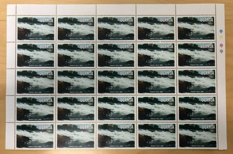 Uganda 1998 - TOURIST ATTRACTIONS - Set of 5 Sheets of 25 (Scott #1530-4) - MNH Cover