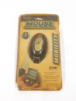 Sakar iConcepts Mobility Optical Wireless Mouse W/ Blt in Receiver M01717MB 2007 - Image 1 of 4