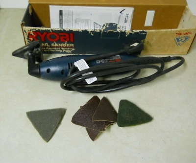 Ryobi треугольная головка детали шлифовальный станок DS1000 проводной электрический шлифовальный инструмент с подушечками - Изображение 1 из 4