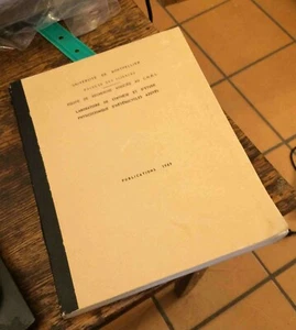 Laboratoire de Synthese et D'Etude PHYSICOCHIMIQUE D'HETERICYCLES AZOTES 1969 - Picture 1 of 4