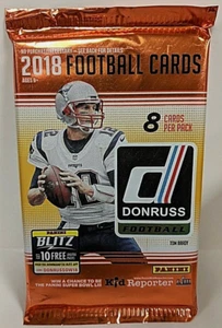 2018 Panini Donruss Football Retail Pack - Sealed - Jackson, Allen, Saquon RC? - Picture 1 of 1