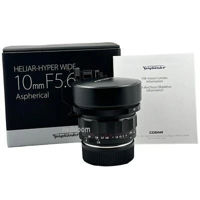 New Voigtlander Heliar-Hyper Wide 10mm F5.6 Aspherical Lens VM Mount ManualFocus - Image 1 of 4
