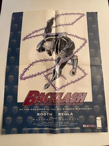 K9) Backlash Image Comics #1 raro nuevo 1994 póster de exhibición de tienda - Imagen 1 de 1
