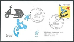 1996 ITALIA FDC VENETIA 881 LA VESPA TIMBRO ARRIVO - CG - Picture 1 of 1