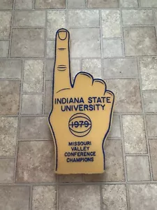 Vintage Larry Bird and Indiana State University 1979 Foam Finger Man Cave Gift - Picture 1 of 7
