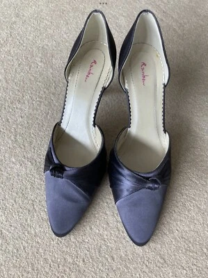 Size 6 1/2 Rainbow Club Lizzie Satin shoes worn once Superb Condition - Image 1 of 2