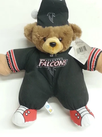 NFL Atlanta Falcons Pajama Teddy Bear, NEW Cover