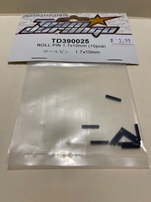 RC Team Durango RollPin 1.7mmx10mm (10pcs)  TD390025 - Image 1 of 2
