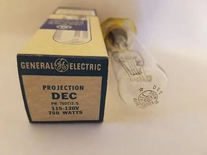 GE General Electric DEC 115-120V 750W Projector Lamp Projection Bulb PH/750T12/5 - Picture 1 of 2
