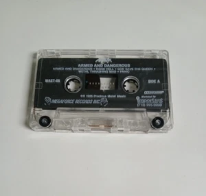 ANTHRAX ARMED AND DANGEROUS CASSETTE TAPE ONLY *NO INLAY CARD* MEGAFORCE UK 1985 - Picture 1 of 1