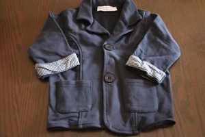 elegante Babyjacke Strickjacke Gr. 80 klitzeklein blau - Bild 1 von 1
