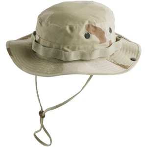 HELIKON ARMY COMBAT GI BOONIE JUNGLE HAT HIKING COTTON RIPSTOP DESERT CAMO S-XL - Picture 1 of 5