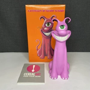 2004 Kenny Scharf CatEyeGuy Resin Sculpture Limit CerealArt Cat w/Box - Picture 1 of 23