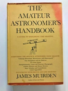 Vintage Amateur Astronomer's Handbook James Muirden HC DJ - Picture 1 of 12