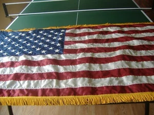 Vintage USA 50 Sterne Gedenkflagge 3' x 5' mit genähten Sternen!!LQQK!! - Bild 1 von 5