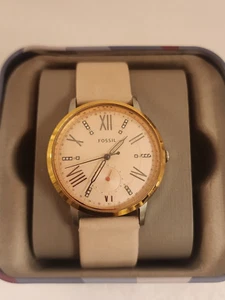 FOSSIL Gazer rosa Zifferblatt Damen Multifunktionsuhr ES4163 - Bild 1 von 8