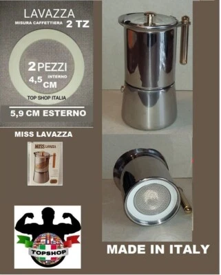 SET 2 PEZZI GUARNIZIONE 2 TAZZA PER CAFFETTIERA MISS LAVAZZA INTROVABILI 5 2024