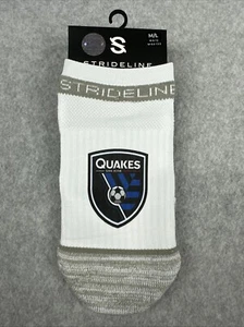 Calcetines tobilleros bajos blancos San Jose Earthquakes Strideline (M/L) M: 8-12 W: 9,5-13,5 - Imagen 1 de 7