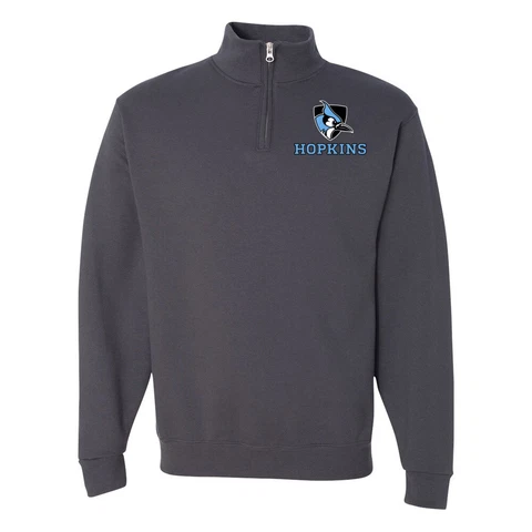 Venley Official NCAA Johns Hopkins Blue Jays Unisex Quarter-Zip Sweatshirt Cover