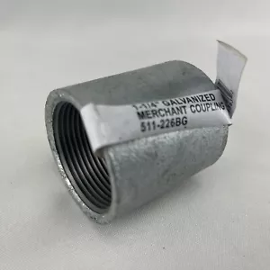 BK Products Pipe Fittings Galvanized Merchant Coupling 1-1/4 In 511-226BG - Picture 1 of 3