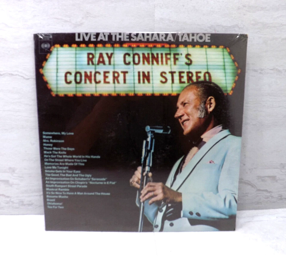 SEALED Ray Conniff's Live At The Sahara/Tahoe 2 Vinyl LP's Columbia G30122 M/EX - Image 1 of 2
