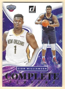 2021-22 Panini Donruss Basketball Zion Williamson Complete Players #15 Pelicans - Picture 1 of 2