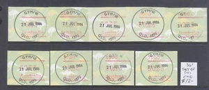 FRAMAS: 33c KANGAROO  BUTTON SET  CTO CANCELLED AT  GYMPIE - Bild 1 von 1