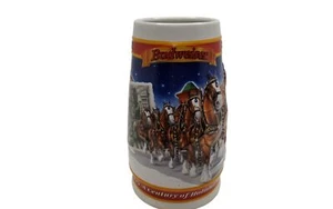 Vintage Ceramarte 1999 Budweiser Holiday Stein - Bild 1 von 4