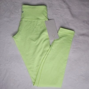 Lululemon Wunder Under Faded Zap Pinstripe Leggings Size 4 - Picture 1 of 5