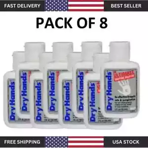 Dry Hands 2 Oz (8 Pack Case) Sport Grip Powder For Pole Dancing Baseball Golf. - Picture 1 of 2