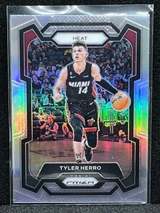 Tyler Herro 2023-24 Panini Prizm SILVER HOLO PRIZM NBA Card Heat #32 - Picture 1 of 1