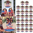 New 26 Character Surname Patriotic Sign July 4th Independence Day Welcome Door