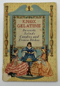 Vintage Booklet Knox Gelatine Desserts, Salate, Bonbons und Tiefkühlschalen 1936 - Bild 1 von 4