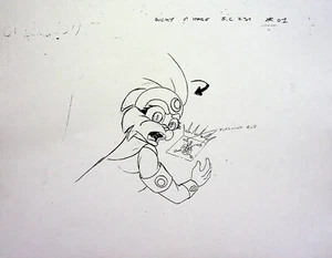 Bucky O'Hare and the Toad Wars TV Series 1991 Production COPY MODEL SHEET Marvel - Picture 1 of 2