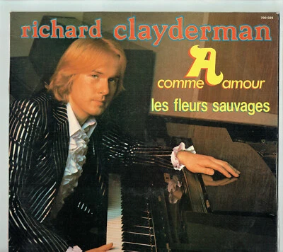 33 tours Richard CLAYDERMAN Disque LP 12" A COMME AMOUR Piano DELPHINE 700025 - Photo 1/4