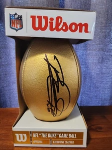 Rod Woodson Autographed NFL 100 Gold Football. JSA Witnessed - Picture 1 of 4