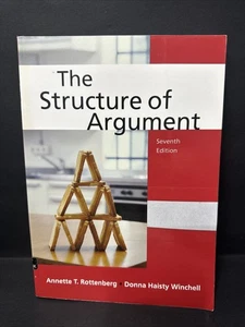 The Structure of Argument - Annette T Rottenberg, paperback 7th Edition - Foto 1 di 2