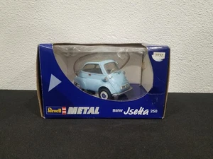 MIB REVELL METAL 8837 1/18 SCALE DIECAST BMW ISETTA 250 BUBBLE CAR BLUE 1990s - Picture 1 of 6