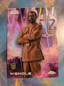 🛸✨2025 Topps Chrome Star Wars - #191 Wendle Debut Raywave Refractor✨🛸 - Bild 1 von 6