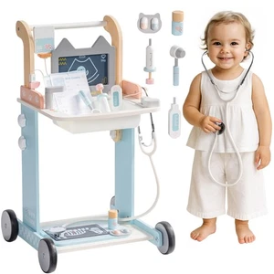 Robud Kids Vet Clinic Playset Push Walker, Role-Playing Doctor Toy for Toddlers - Picture 1 of 11