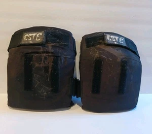 ESTE Vintage 1990's Skateboard Knee Pads Brauch & Agah Collectable Usable Great - Picture 1 of 21