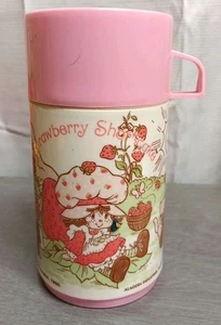 Vintage Sammler 1980 Strawberry Shortcake Thermoskanne Aladdin guter Zustand  - Bild 1 von 7