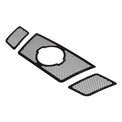 For 2009-2021 Nissan Frontier Upper Stainless Steel Black Mesh Grille Insert - Image 1 of 4