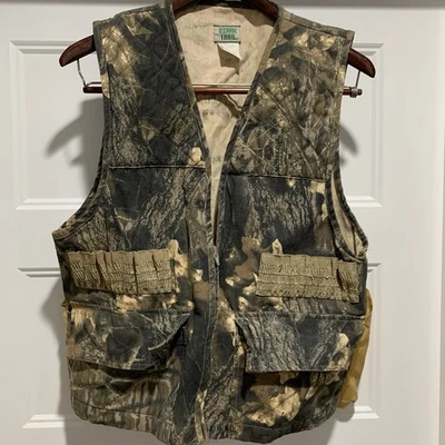 Vintage Ozark Trail Small Game Dove Mossy Oak Breakup Hunting Vest Size Small - Image 1 of 4