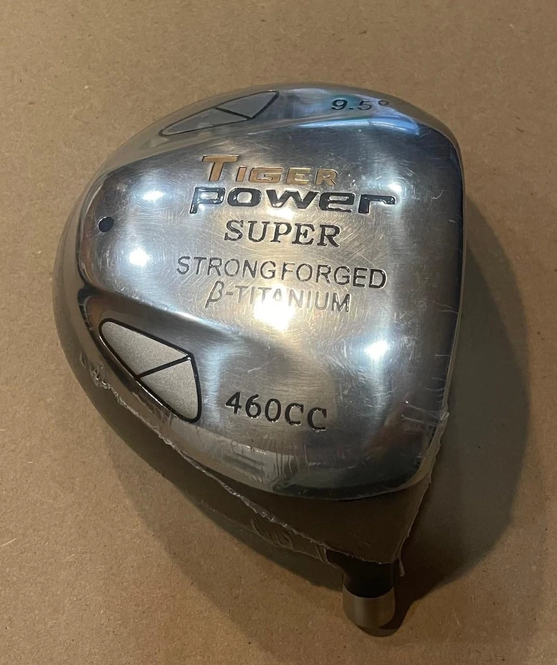 9.5 DEGREE Tiger Power Super 460cc Titanium Driver Component Head Right Hand - Image 1 of 1