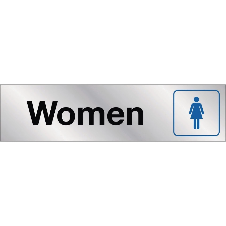 Hy-Ko 2x8 Women Restroom Sign 479 Hy-Ko 479 029069004798 Mylar - Image 1 of 1