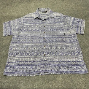 Vintage Patagonia Dreamtime Tradewinds Kurzarm Hemd mit Knöpfen Portugal Herren XL - Bild 1 von 8