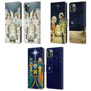 HEAD CASE DESIGNS NATIVITÉ ÉTUI COQUE EN CUIR POUR APPLE iPHONE TÉLÉPHONES - Photo 1 sur 9