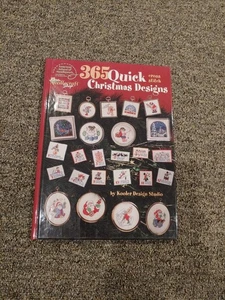 365 Quick Cross Stitch Christmas Designs by Kooler Design Studio Needlework Book - Picture 1 of 5