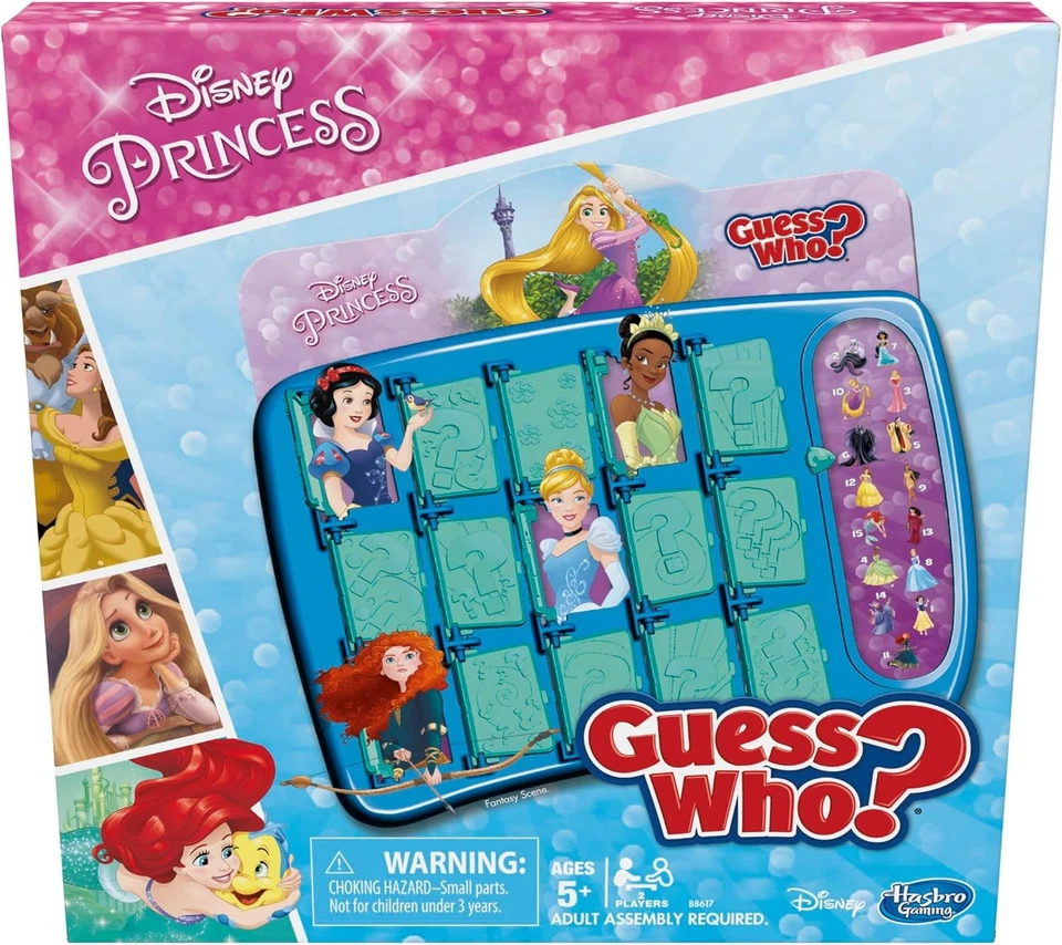 Hasbro Gaming ¿Adivina quién? Disney Princess Edition Juego de Mesa Niños, Divertido Juego para F Foto 1 de 4